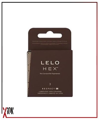 LELO HEX RESPECT XL PRESERVATIVOS 3 PACK